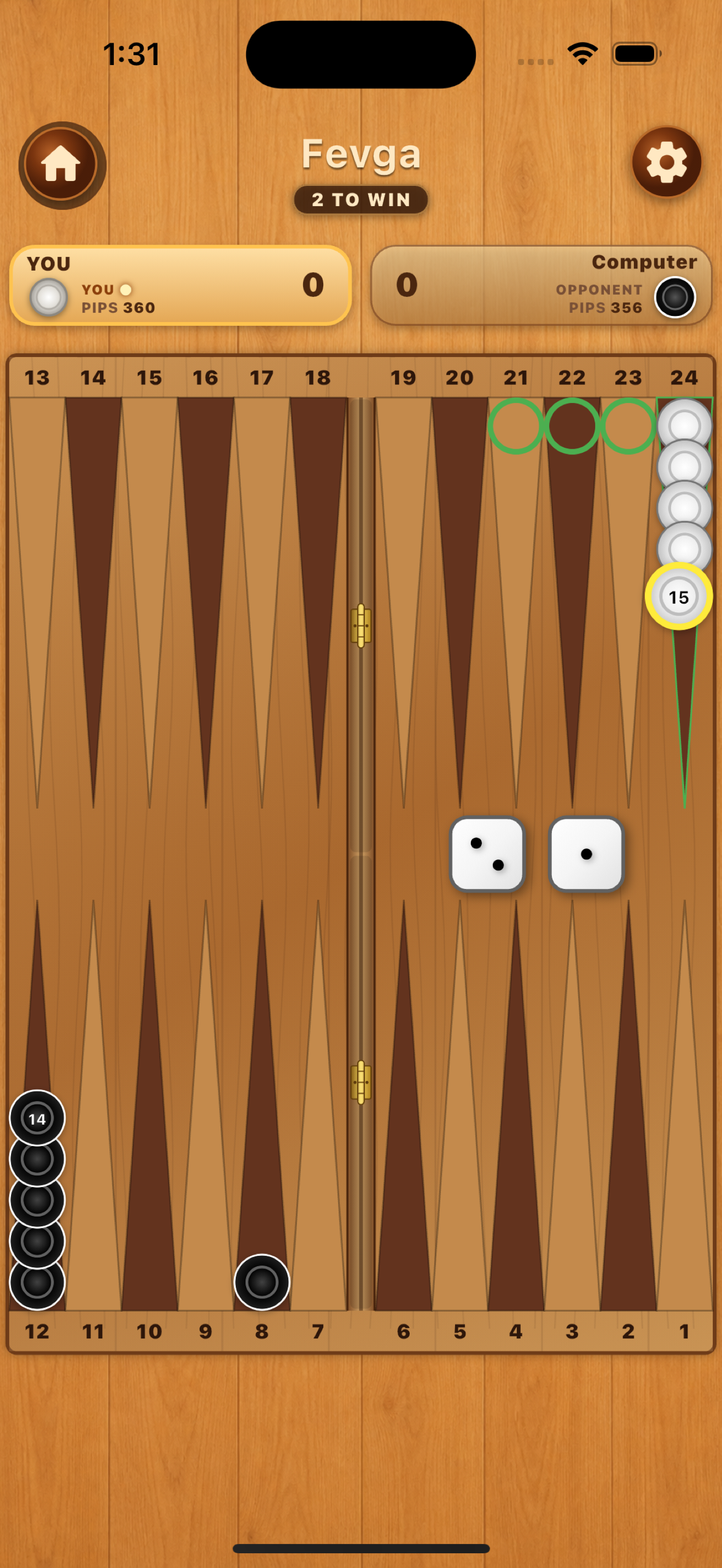 Fevga gameplay screenshot